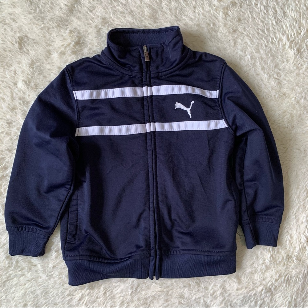 PUMA | Navy Blue Lightweight Zip Up